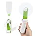 Jhua Tragbarer Mini Lüfter Faltender Kleiner Fan-Taschen-Ventilator USB-Wieder aufladbarer Schreibtisch-Fan-Reise-Fans für Haus, Reise, kampierend (Grün)
