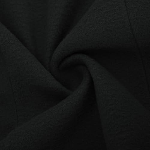 Basic for Women Fall Winter High Neck Fleece Lined Wool Jacket Windbreaker Coat Women 20254