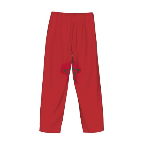Pantalon de pyjama Maroc noir XXL à jambe large et poches