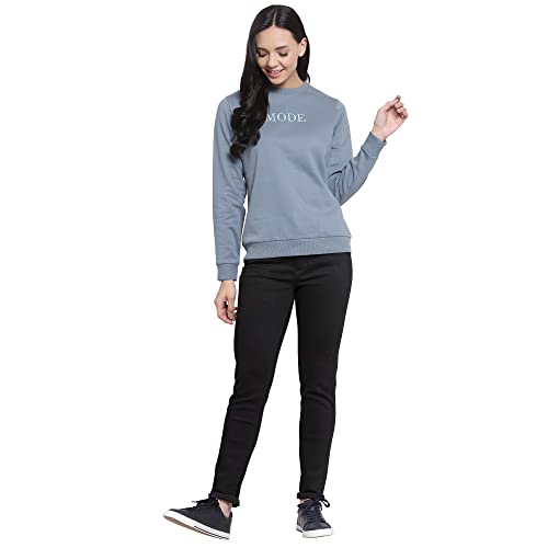 Image of Mode by Red Tape Women's Turq Blue Sweatshirt