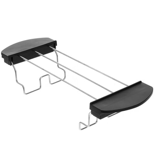BRAVECOW Brotbackregal Brötchenaufsatz Toaster Grill Haushaltstoaster Grill Staubdicht Toastbrot Halter Zubehör Sandwich Racks Küche Edelstahl