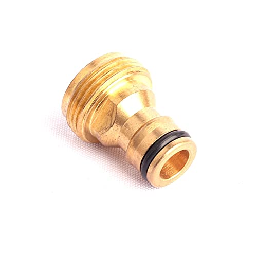 Schlauchverbinder-Adapter, 15 Stück, 3/4 Zoll Außengewinde, Schnellverbinder, Nippelverbinder, grüner Daumen-Messing-Anschluss