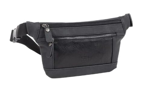 Sac banane en toile MATTIES noir, le waistpack femme idéal pour vos sorties