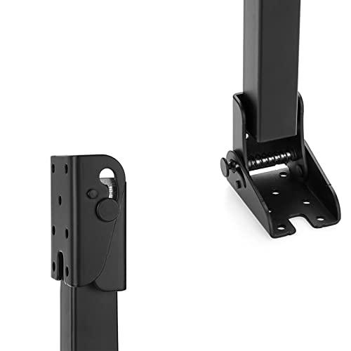 IRYJKMOV 4 Stück Faltbare Haarnadel-Tischbeine – Tischbeine aus Metall, selbstsichernde Scharnier-Stützbeine aus Metall für Möbel, Tischbeine für Nachttische und tragbare Laptops, DIY-Couchtischbeine – Bild 8