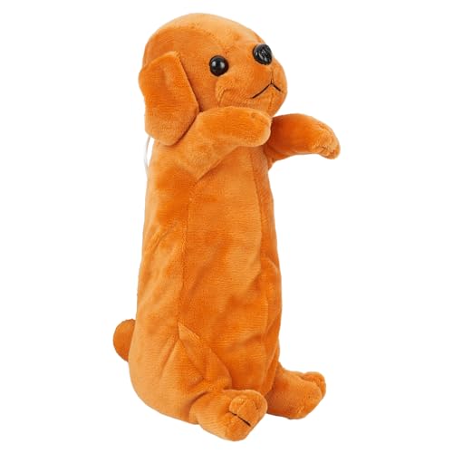 Image of Minache Women Animal Dog Plush Stationery Pouch Pen Pencil Case Ladies Cosmetic Bag