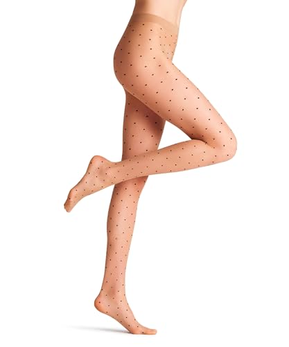 Image of FALKE Women's Dot Tights, Ultra Sheer 15 Denier, Dot Pattern, Trendy Stockings, 1 Pair