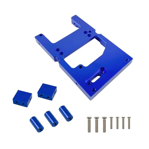 Boîtier servo direction métal bleu WPL MN, rigidité maximale pour engrenage de voiture RC