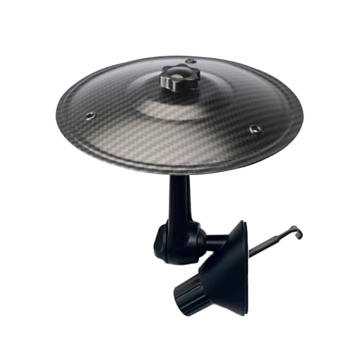 Car Cymbal Air Vent, Crash Cymbals, Mini Drums Set for Music Lovers, Easy Installation and Rugged, Drum Lover Gifts (stripe black)