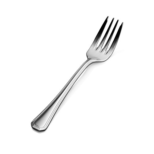Bon Chef S507 Stainless Steel 18/8 Prism Salad/Dessert Fork, 7-1/16