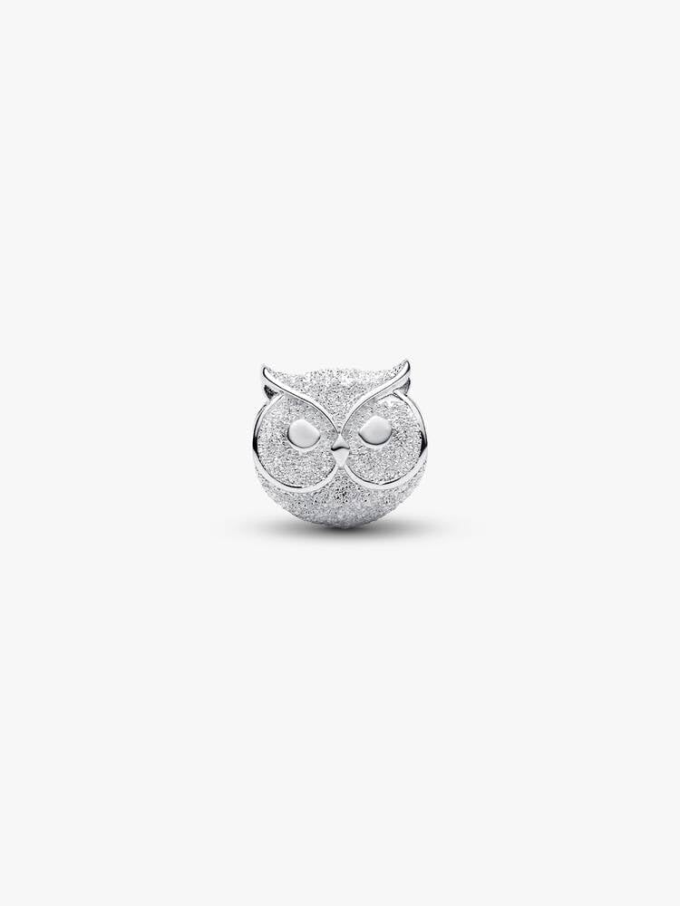 Pandora Moments 794525C00 Mini breloque en Forme de Chouette texturée en Argent Sterling