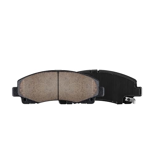 Image of Detroit Axle - Front Ceramic Brake Pads w /Hardware Replacement for Acura TL Honda Ridgeline - 4pc Set