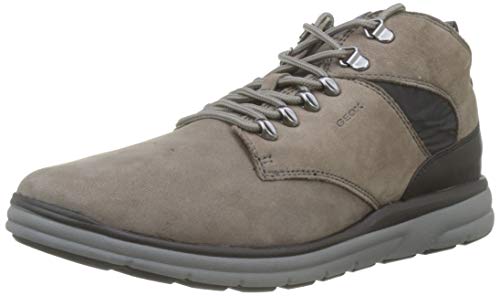Geox U HALLSON A, Botas Chukka para Hombre, Gris (Stone C9007), 42 EU