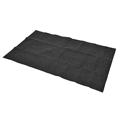 HELEVIA Alfombrilla para Barbacoa, Alfombrilla para Barbacoa Ignífuga para Exteriores, Almohadilla de Aceite para Barbacoa para Acampar y Senderismo (152 * 91CM Ángulo Recto)