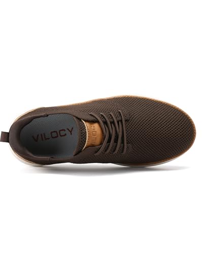 Image of VILOCY Boy's Slip On Casual Dress Sneaker Hands Free Fashion Shoes Comfortable Oxfords Mesh Tennis Breathable School Uniform Formal Church Shoes(Little Kid /Big Kid)