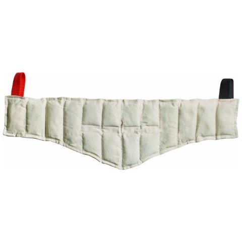 Relief Pak-11-1311 Moist Heat Pack to ease Aches and Pains from arthritis, back pain, muscle strains, stiff neck, sprains, stiff joints, bruises, general soreness and spasms. Neck Contour - 7" x 24" - white Cover