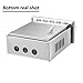 GERSIK 304 Outdoor Stainless Steel Electrical Box Enclosure, IP67 Waterproof Junction Box, Weatherproof Nema Enclosure Box, Wall-Mounted Project Boxes for Electronics with Insulation Mounting Plate