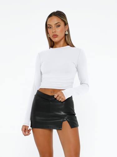 AUTOMET Womens Long Sleeve T-Shirts Trendy Basic Fitted Compression Going Out Crop Tops Fall Fashion Y2K Clothes 2025 Outfits2