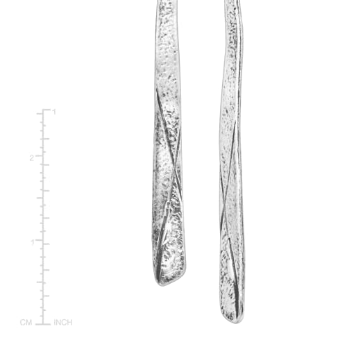 Silpada Dangle Earrings for Women, Verticle Bar Drop Earrings in Oxidized .925 Sterling Silver, 'Stick To It'4