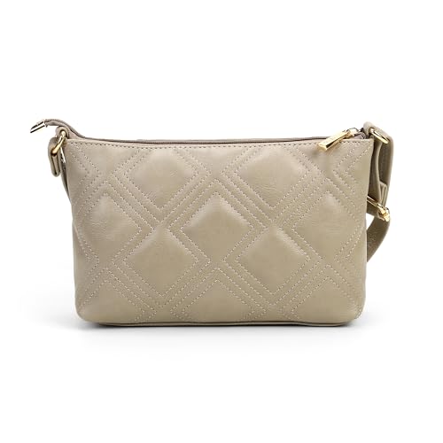 Image of Metro Women Casual PU Soft Body Zipper closure Quilted Sling Bag