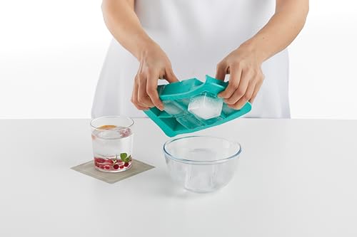 XL Turquoise Silicone Ice Cube Tray by Lékué - Perfect for Parties - Image 4