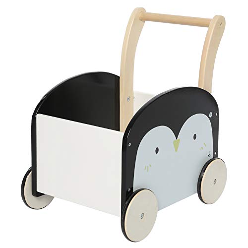 Save %25 Now! labebe Wooden Push Learning Walker for Toddler Boys/Girls 1 Year Old Up, 2-in-1 Baby S...