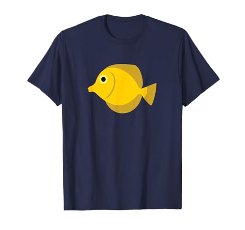 Yellow Tang Fish Print T-Shirt