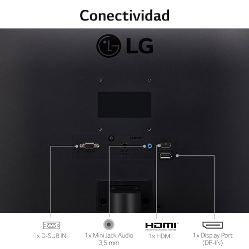 LG 27MP60GP-B Ecran PC Semi Gaming 27" - Dalle IPS résolution FHD (1920x1080), 1ms MBR 75Hz, NTSC 72%, AMD FreeSync, MBR, inclinable