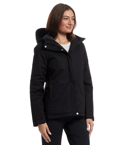 Fjällräven Damen Stina Padded Jacke, Black, L