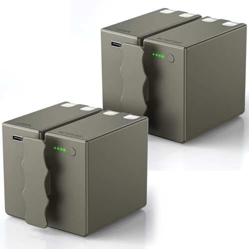 DCDG 2 Pack Rechargeable Lithium Battery Replacement for Stealth Cam 360 Max Cartridge Battery Pack Compatible with 360 Revolver Revolver Pro & Revolver Pro 2.0 Trail Cameras Type-C Fast Charging