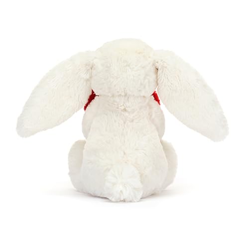 Jellycat Bashful Red Love Heart Bunny Stuffed Animal, Small 7 inches - Rabbit & Bunny Plush Toy - Classic Children's Gift - Valentine's Day Gift - Image 3