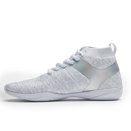 Rebel Athletic Girl's Mid Top Cheer Shoe Cheerleading4