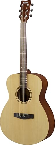 YAMAHA FS400 Guitarra Acústica – Cuerpo Compacto tipo Concert, Escala 25', Espaciado de Cuerdas Estrecho, Acabado de Poliuretano Ultrafino, Diseño Mate Moderno – Acabado Natural Satin
