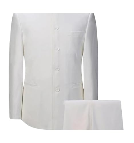 Men's Slim Prom Tuxedo Suit | 2-Button Blazer Pants | Business Wedding Jacket Set