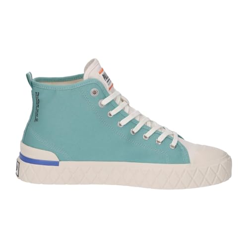 Image of Palladium Unisex Palla Ace Mid Organic Canvas Lace Up Sneaker
