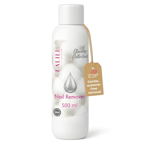 LALILL Removedor Delicado 500ml - Sin Acetona - Eliminación de Esmalte Suave - Aroma Agradable - Uso Profesional y en Casa