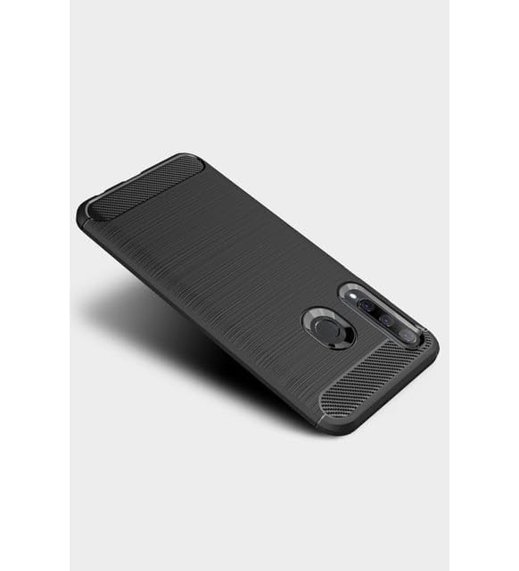 Image of Hybrid Carbon Fiber Back Case for Honor 20i (Black)