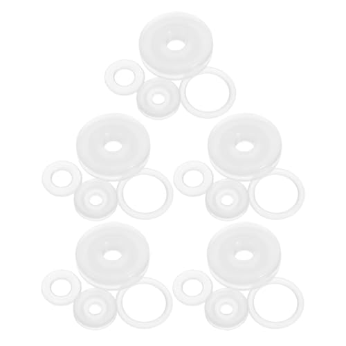 IMIKEYA Juego de 20 juntas de anillo de sellado de válvula flotante universal para ollas a presión eléctricas de 4 l, 5 l, 6 l, almohadillas selladoras de goma, accesorios para cocinar en casa