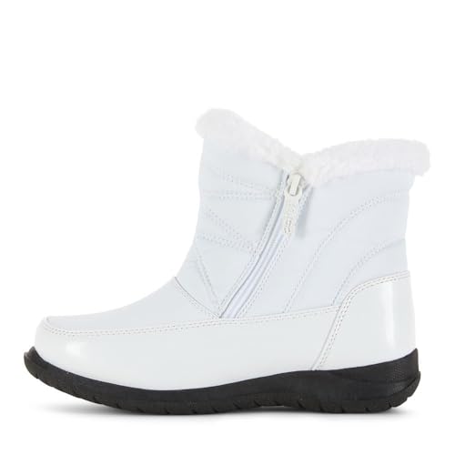 totes Dalia Womens Snow Boots, White/White, 8.5W