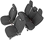 Rough Country Neoprene Seat Covers (fits) 2018-2020 Jeep Wrangler JL 4DR 1st/2nd Row | Water Resistant | 91010 , Black