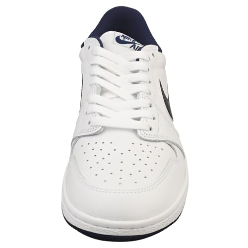 NIKE AIR JORDAN 1 Low 85 Mens Shoes Size - 10 White/Navy-White3