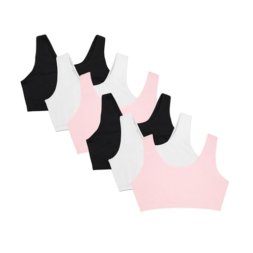 Image of Fruit of the Loom Women's Built Up Tank Style Sports Bra Value Pack