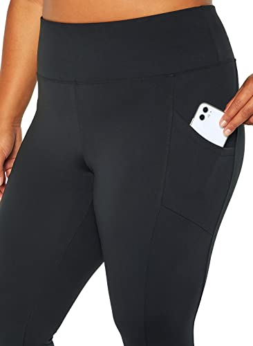 Marika Womens Plus Size Uma High Rise Pocket Tummy Control Capri Legging3