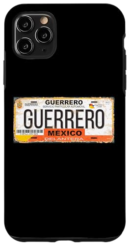 Guerrero Mexico License Plate Mexican Travel Vacation Beach �X�}�z�P�[�X iPhone 11 Pro Max �p