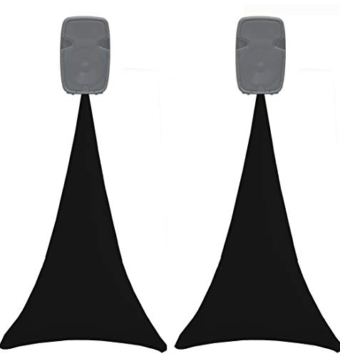 Housse pour haut-parleurs en élasthanne extensible, housse pour trépied, lycra, 10 couleurs disponibles