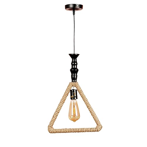 Image of DECOHOME Beautiful Electric Lamp Hand Made Carved Hanging Lalten for Home Decor