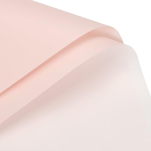 uxcell 両面カラー フラワー包装紙 フラワーラッピングペーパー ピンク+ホワイト 58cm x 58cm 防水 フラワーショップ 花束用品 DIY工芸品 ギフトボックス包装 20個入り（Amazon）
