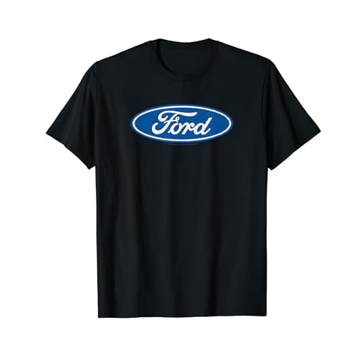 フォード - アンティーク調のブルーオーバルロゴ。 Tシャツ