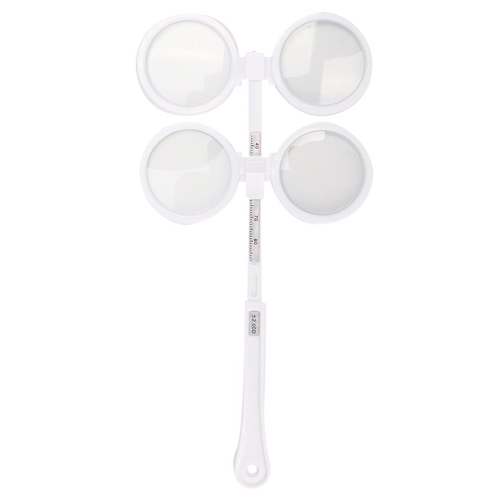 lyrlody Regulowany Optyczny Flip ±2.00D z 6 Kartami Wizualnymi (±200 | Budowa z Plastiku i Papieru, Instrument Optometryczny, Praktika z kartą wizualną, Użycie Jednego Oka i Obuoczne, ±1.50D