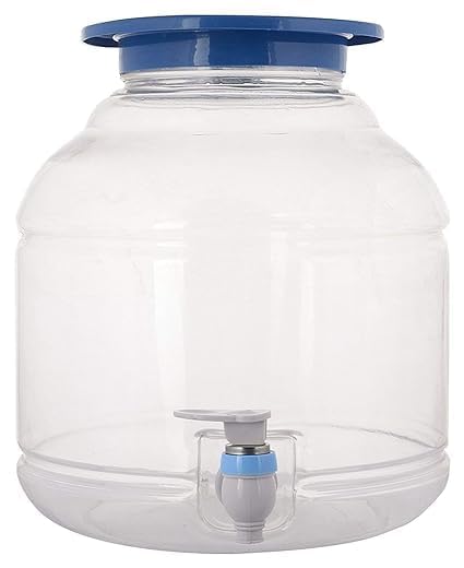 Plastic Transparent Water Dispenser 10 Litre (for 20 Litre) Bottle Jar with Tap Pack of 1 | Tap Bottom Loading Manual Heavy Duty Durable for Home, Kitchen, Office (B0D545SMZB) Amazon Price History, Amazon Price Tracker