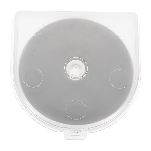 Hemobllo Cuchillas De Corte Rotatorio y Redondas 45mm Para Cortador Rotativo, Paquete De 10 Unidades, Acero Duradero Para Cuero, Papel y Tela, Uso Profesional y Hogar